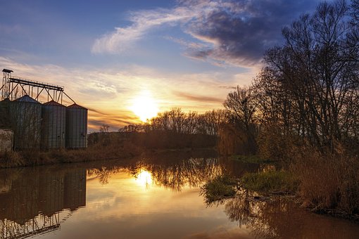 Natur, Teich, Draußen, Landschaft