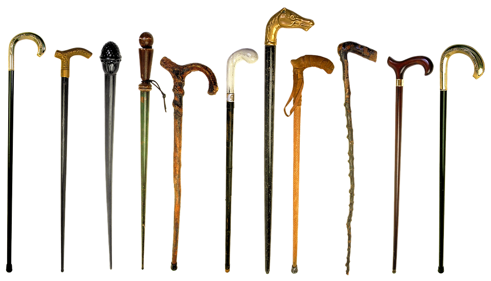 Gehstock, Клюка, Stock, Unterstützung, Untauglich