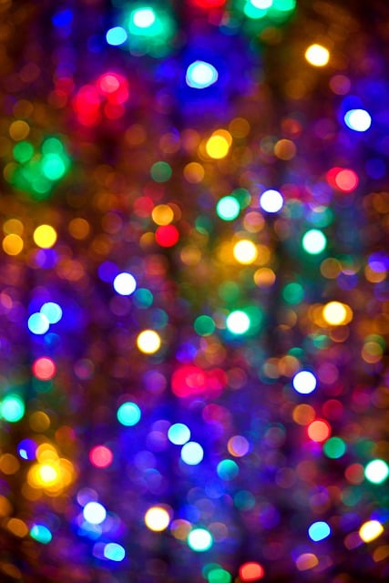 Free bokeh light background illustration