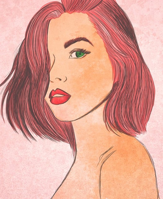 Free Woman Portrait illustration and picture