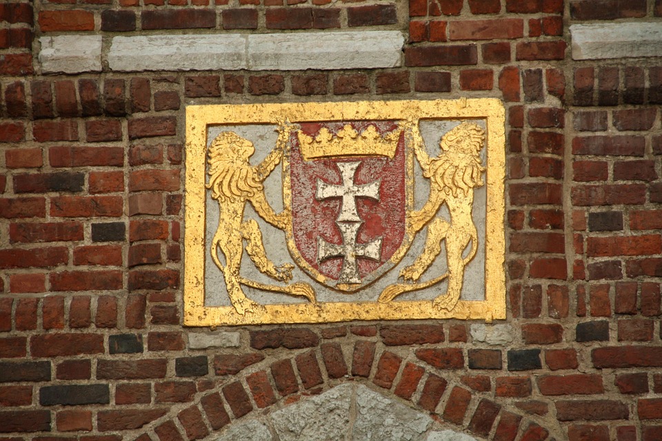 Pin Danzig Mit Großem Wappen Flaggenpin Anstecker