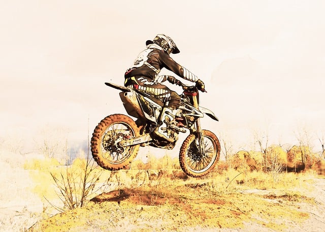 Download free HD stock image of Dirt Bike Motorcycle Free dirt bike motorcycle jump illustration
