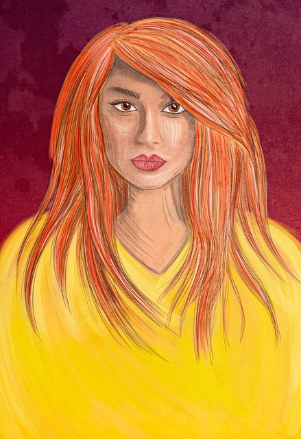 Free Woman Portrait illustration and picture
