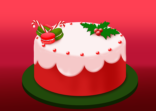 Free Cake Christmas illustration and picture