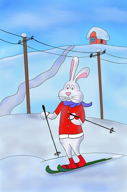 Free rabbit hare nature illustration