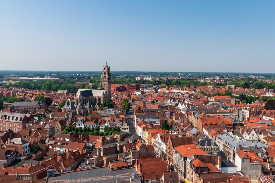 Vistas panorámicas de Brujas
