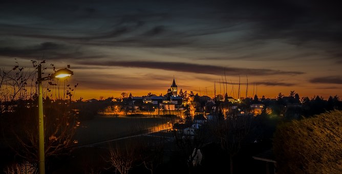 Free Town Evening photo and picture