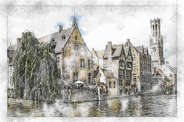 Campanario, Torre, Brujas, Canal