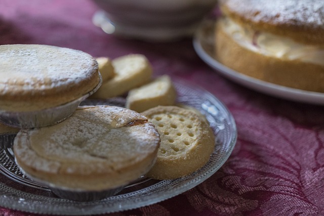 Baked goods, cakes, fruit mince pies and afternoon tea — photo by Curious_Collectibles