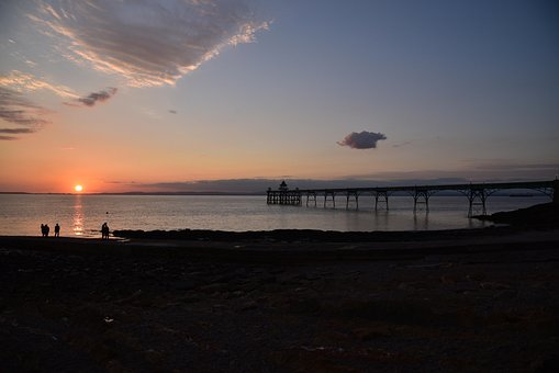 Free Sunset Pier photo and picture