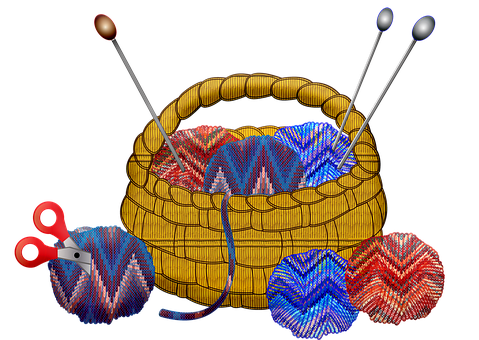 Giỏ Của Sợi, Đan, Crochet, Thủ Công, Giỏ