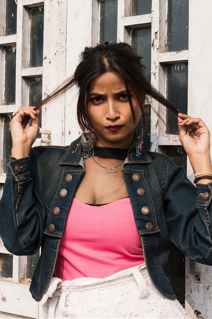 Mujer, Moda, Modelo