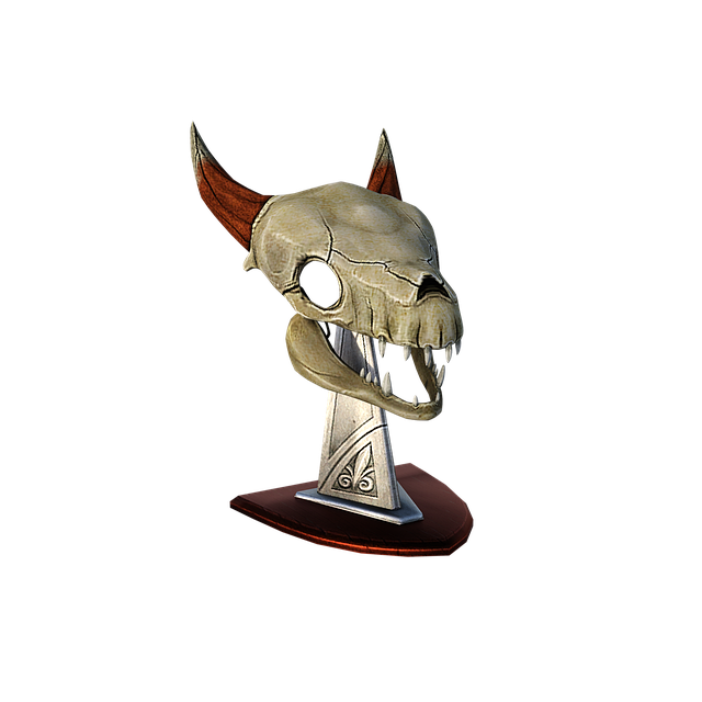 Download free HD stock image of Skull Bones Free skull bones horns illustration