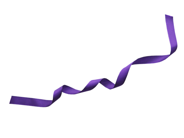 Free ribbon bow purple illustration
