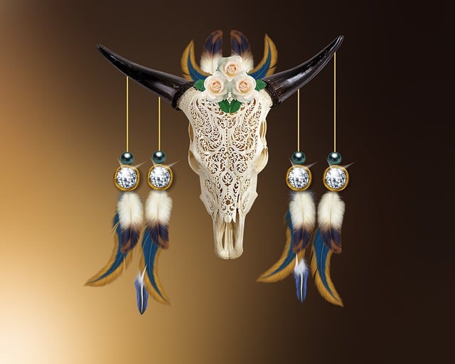 Free skull animal skeleton illustration