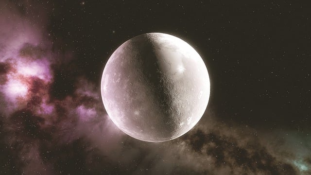 Free space planet universe illustration