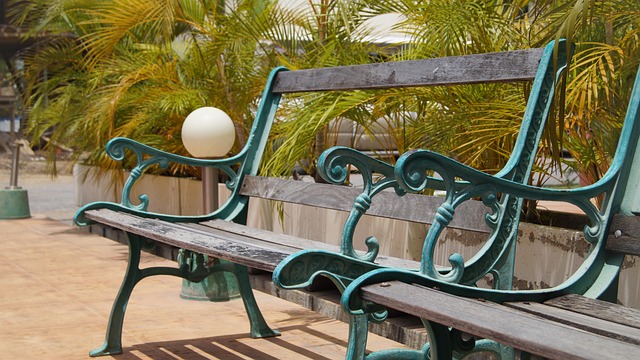 Free Banks Chairs Iron photo and picture