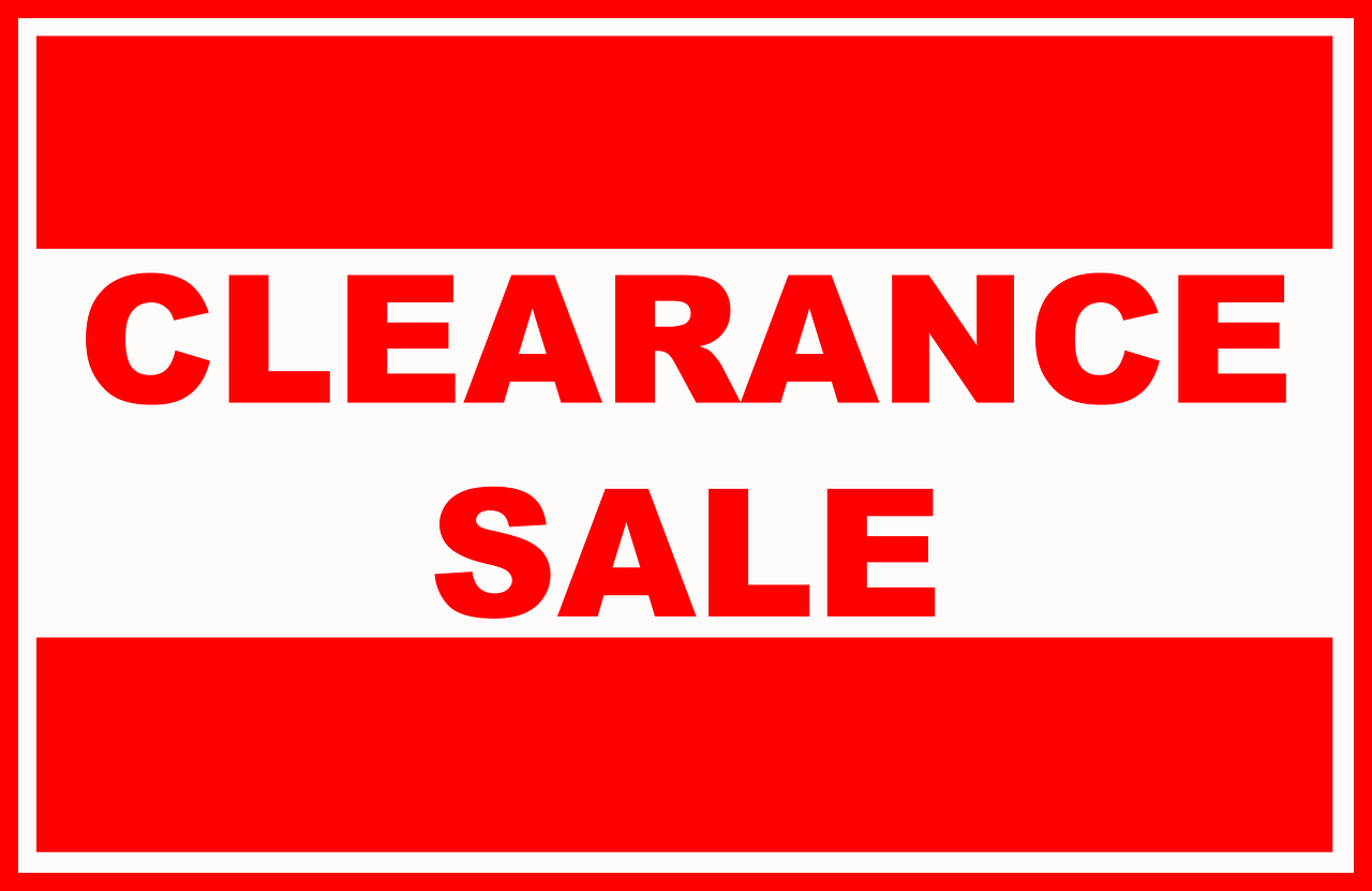Sale Sign Clearance Free Image On Pixabay