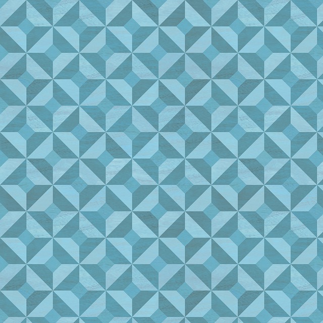 Geometrie Fundal, Albastru, Blocuri