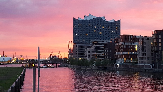 Havn, Elbphilharmonie, Natur, Elbe