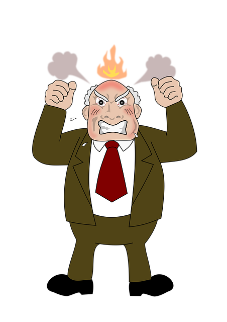 Free angry anger temper illustration