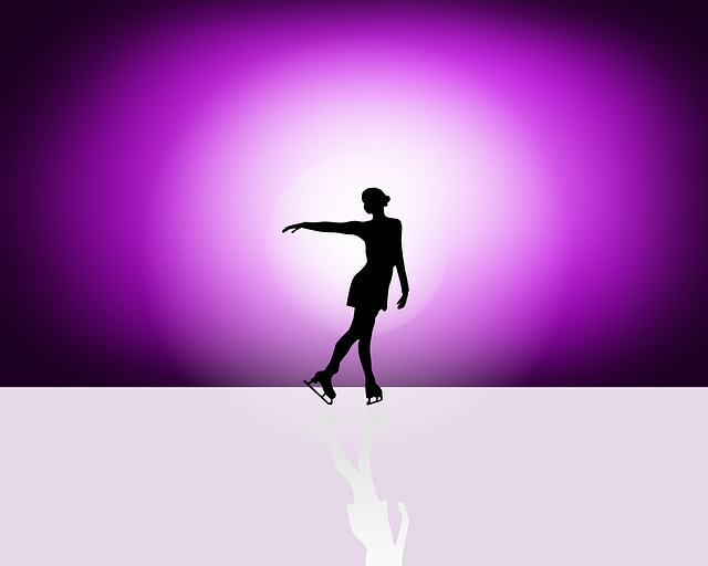 Free skater purple dance illustration