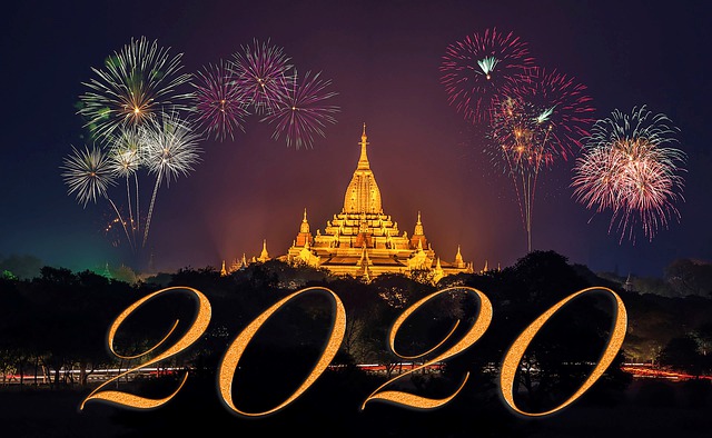 Free new year's day sylvester resolutions illustration
