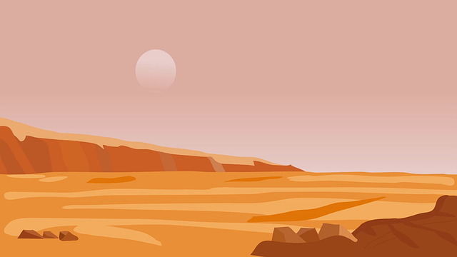 Download free HD stock image of Desert Mountain Free desert mountain landscape illustration