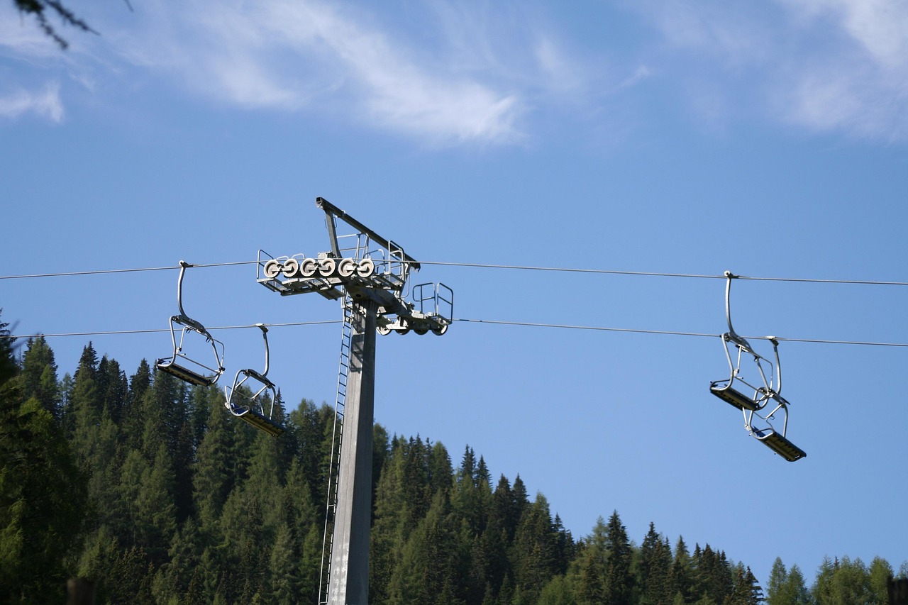 Chairlift - free online jigsaw puzzle photo