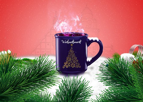 Free Mulled Claret Christmas Market illustration and picture