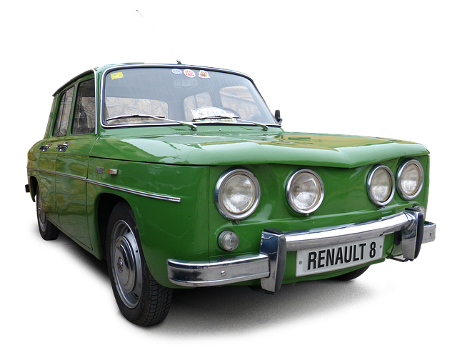 Download free HD stock image of Renault 8 Classic Free renault 8 classic car illustration