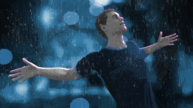 Free acknowledgment man joy illustration