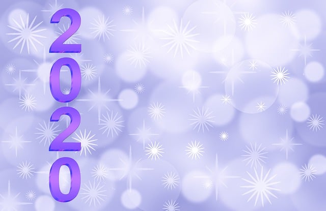 Free two thousand twenty new year's eve new year's day illustration