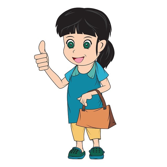 Download free HD stock image of Woman Cartoon Free woman cartoon shopping illustration