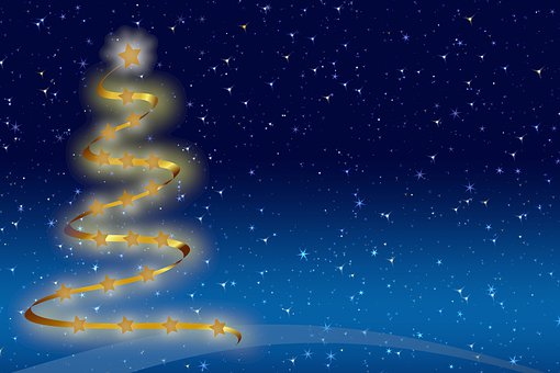 Free Christmas Stars illustration and picture