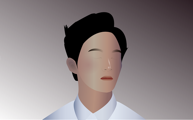 Hombre Asiático, Retrato, Asiático