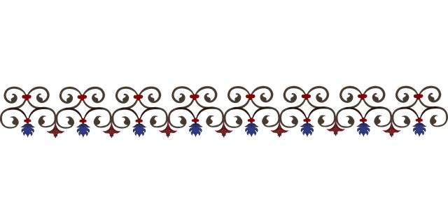 Free mughal pietra dura red fort vector