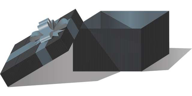 Free box set gift box vector