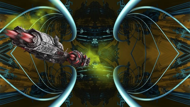 Free fantasy space scfi illustration