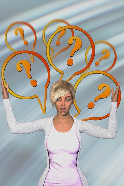 Free question mark 3d font illustration