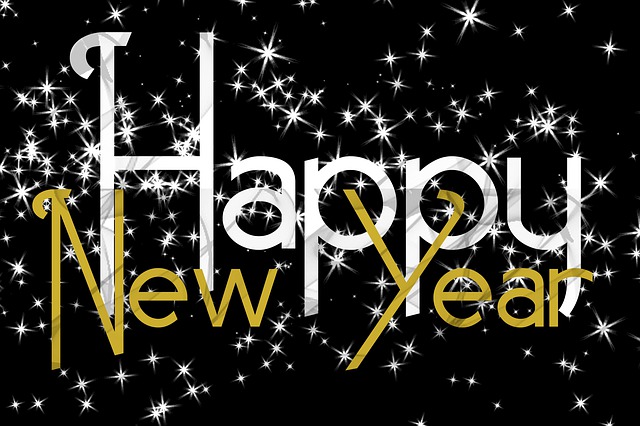 Free new year celebration fireworks illustration