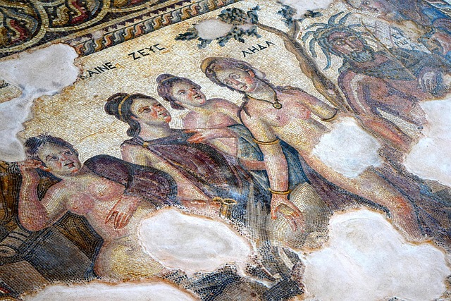 Mosaik, Historisch, Römer, Zypern, Bild