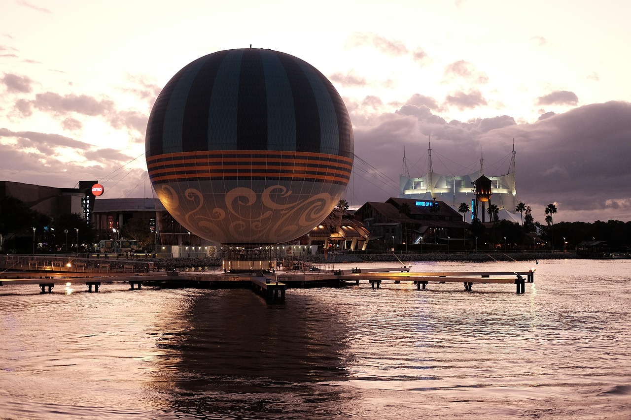 Hot air balloon Disney nature