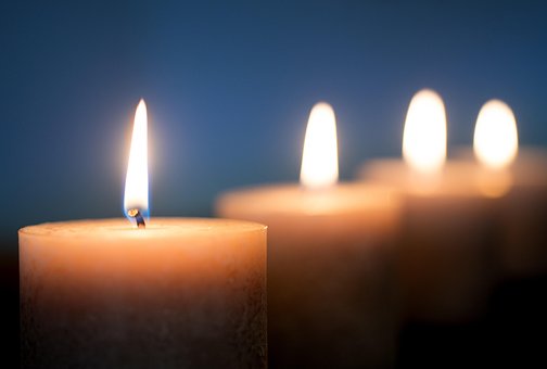 Nến, Thắp Sáng, Ánh Sáng, Tang Lễ