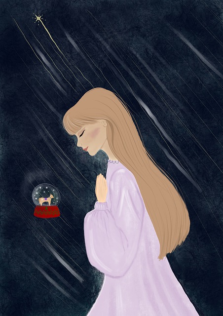 Snow Globe, Drawing, Snow Drawing
