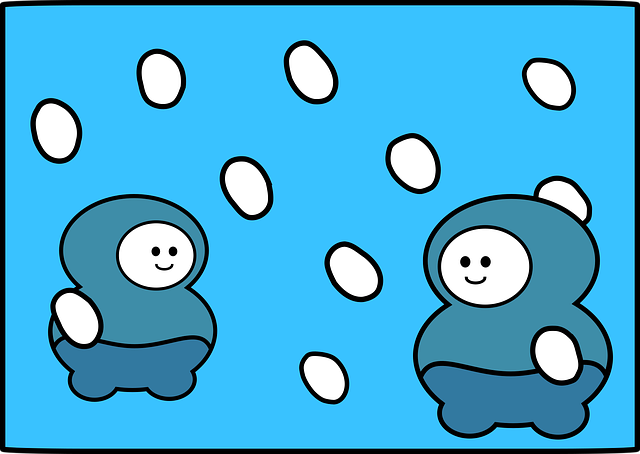 Free play snow nature vector