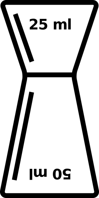 Jiggers, Maatbeker, Cocktail