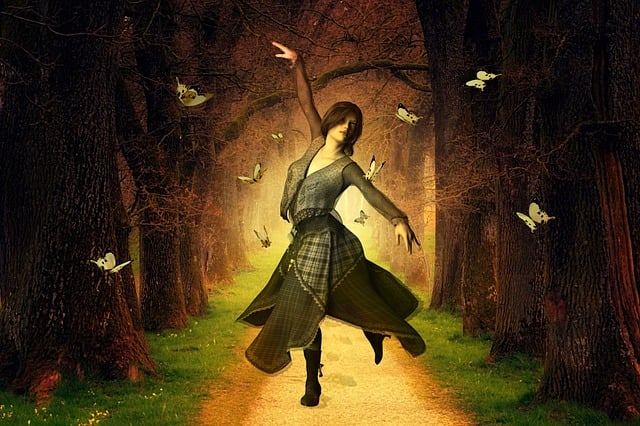 Free dancer gitana gypsy illustration