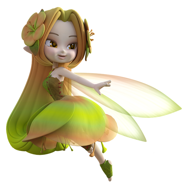 Free Fairy Flying illustration and picture