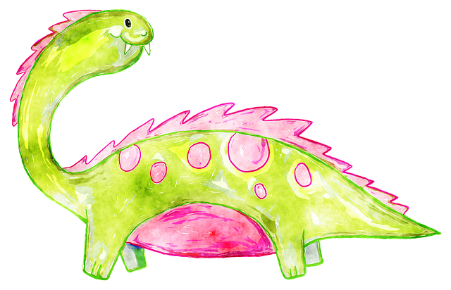 Free dinosaur dragon reptile illustration